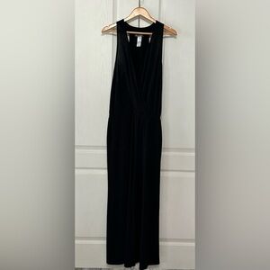 Swimsuits For All Sleeveless‎ Stretchy Jumpsuit with Pockets Size 14/16 Black